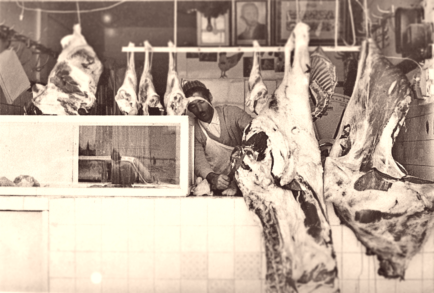 Vintage butcher shop